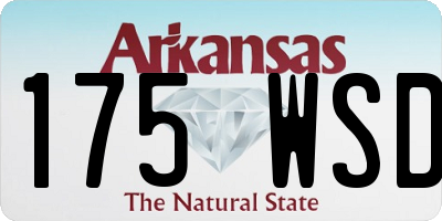 AR license plate 175WSD