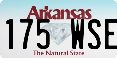 AR license plate 175WSE