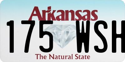 AR license plate 175WSH