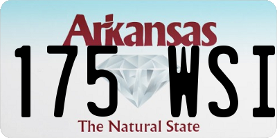 AR license plate 175WSI