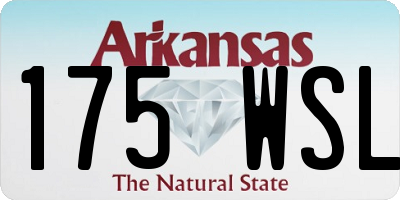 AR license plate 175WSL