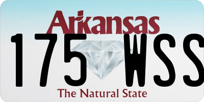 AR license plate 175WSS