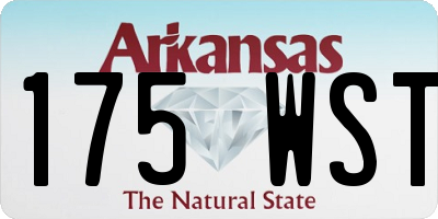 AR license plate 175WST