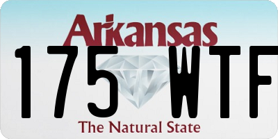 AR license plate 175WTF