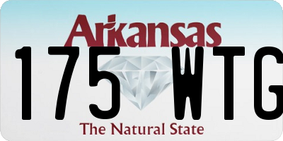 AR license plate 175WTG