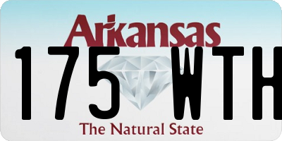 AR license plate 175WTH