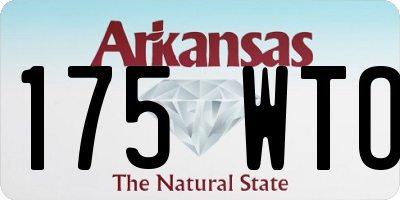 AR license plate 175WTO