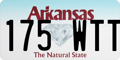 AR license plate 175WTT