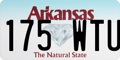AR license plate 175WTU