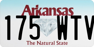 AR license plate 175WTV