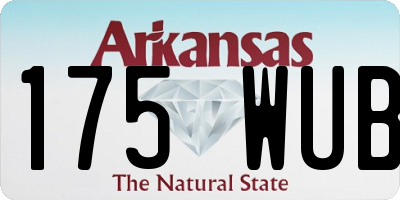 AR license plate 175WUB