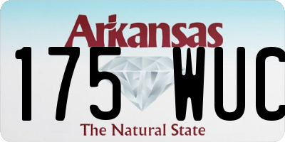 AR license plate 175WUC