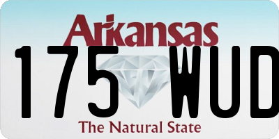 AR license plate 175WUD