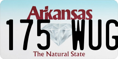 AR license plate 175WUG