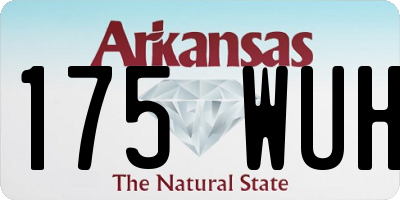 AR license plate 175WUH