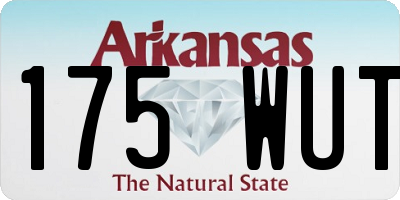 AR license plate 175WUT