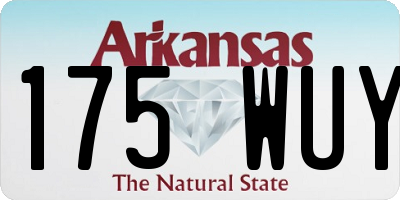 AR license plate 175WUY