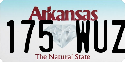 AR license plate 175WUZ