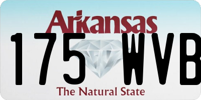 AR license plate 175WVB