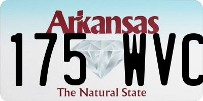 AR license plate 175WVC