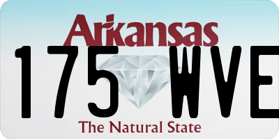 AR license plate 175WVE