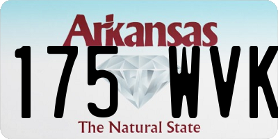 AR license plate 175WVK