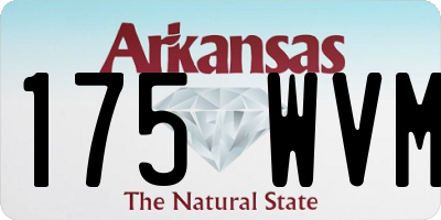 AR license plate 175WVM