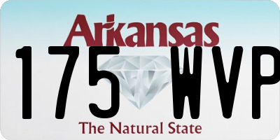 AR license plate 175WVP