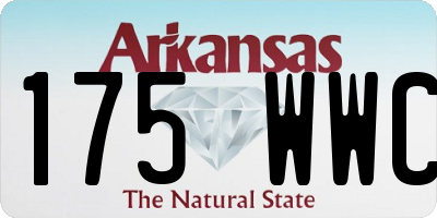 AR license plate 175WWC