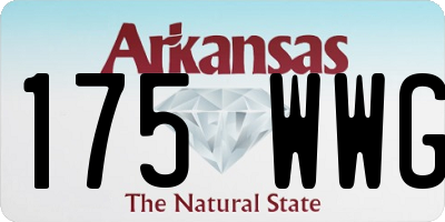 AR license plate 175WWG