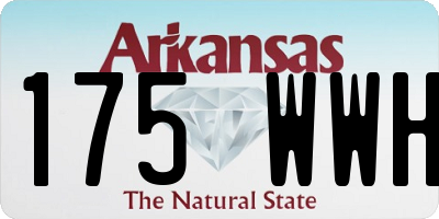 AR license plate 175WWH