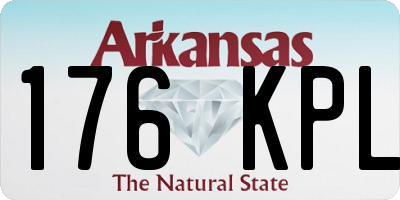 AR license plate 176KPL