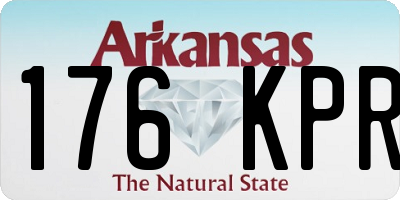 AR license plate 176KPR