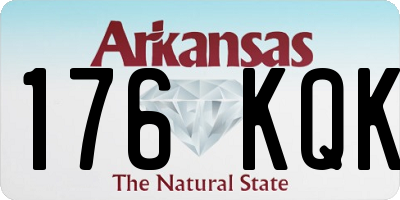 AR license plate 176KQK
