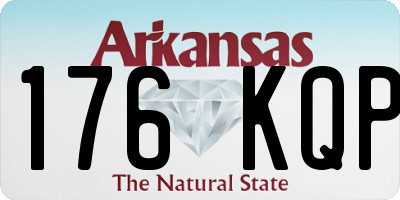 AR license plate 176KQP