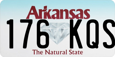 AR license plate 176KQS