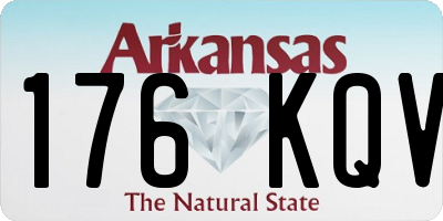 AR license plate 176KQV