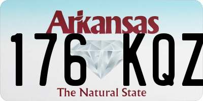 AR license plate 176KQZ