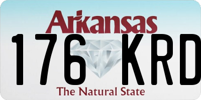 AR license plate 176KRD