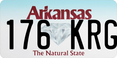 AR license plate 176KRG