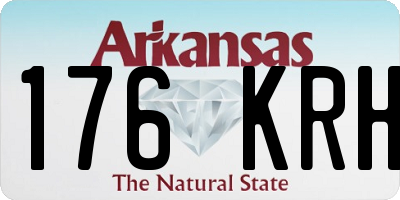 AR license plate 176KRH