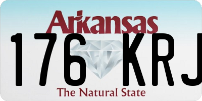 AR license plate 176KRJ