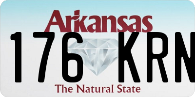 AR license plate 176KRN