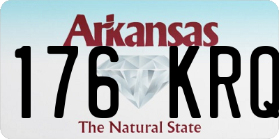 AR license plate 176KRQ