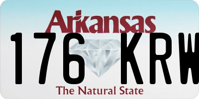 AR license plate 176KRW