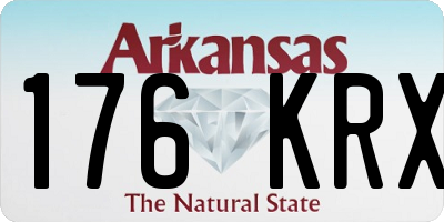 AR license plate 176KRX