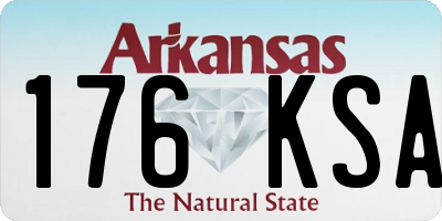 AR license plate 176KSA