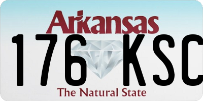 AR license plate 176KSC