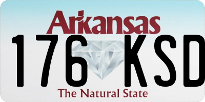 AR license plate 176KSD