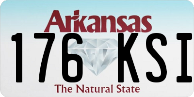 AR license plate 176KSI